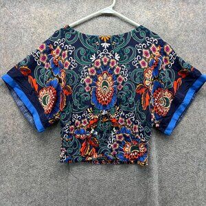 Anthropologie Multicolor Floral Blouse